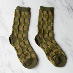 Twist Checker Socks - Proper