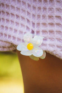 Crystalline Flower Claw Clip - Proper