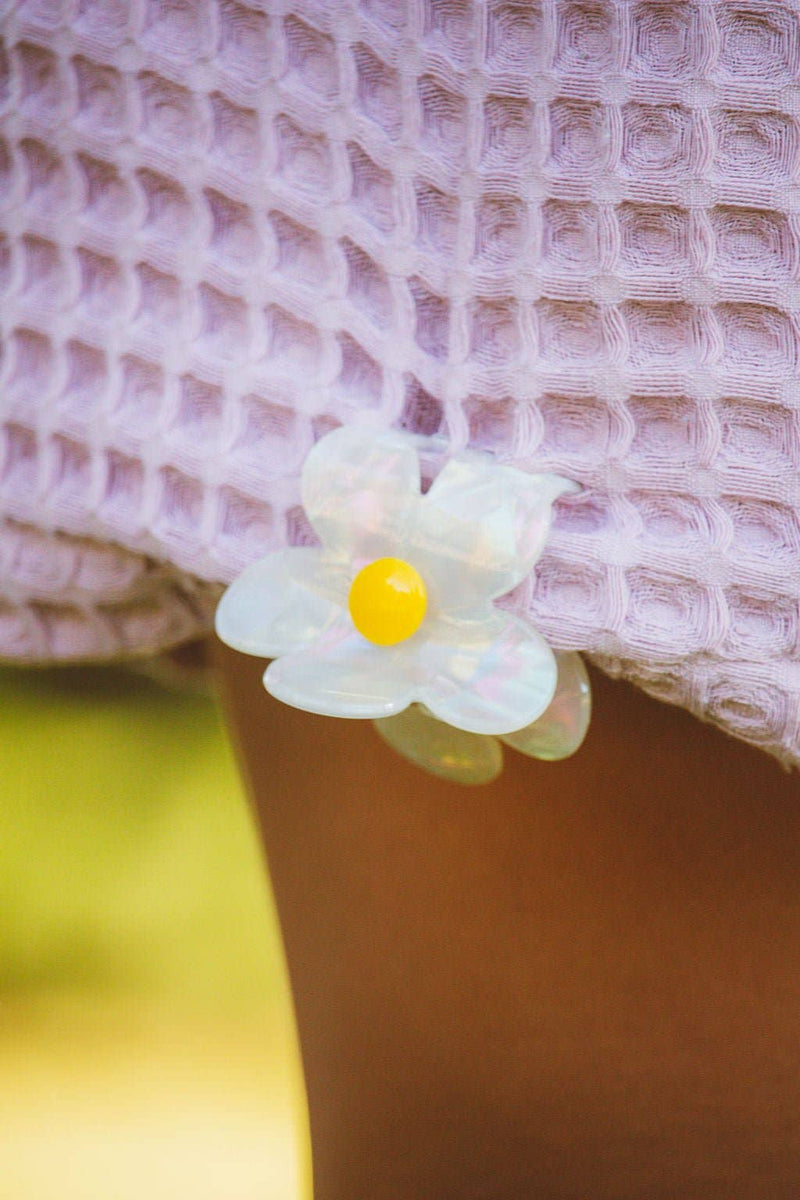 Crystalline Flower Claw Clip - Proper