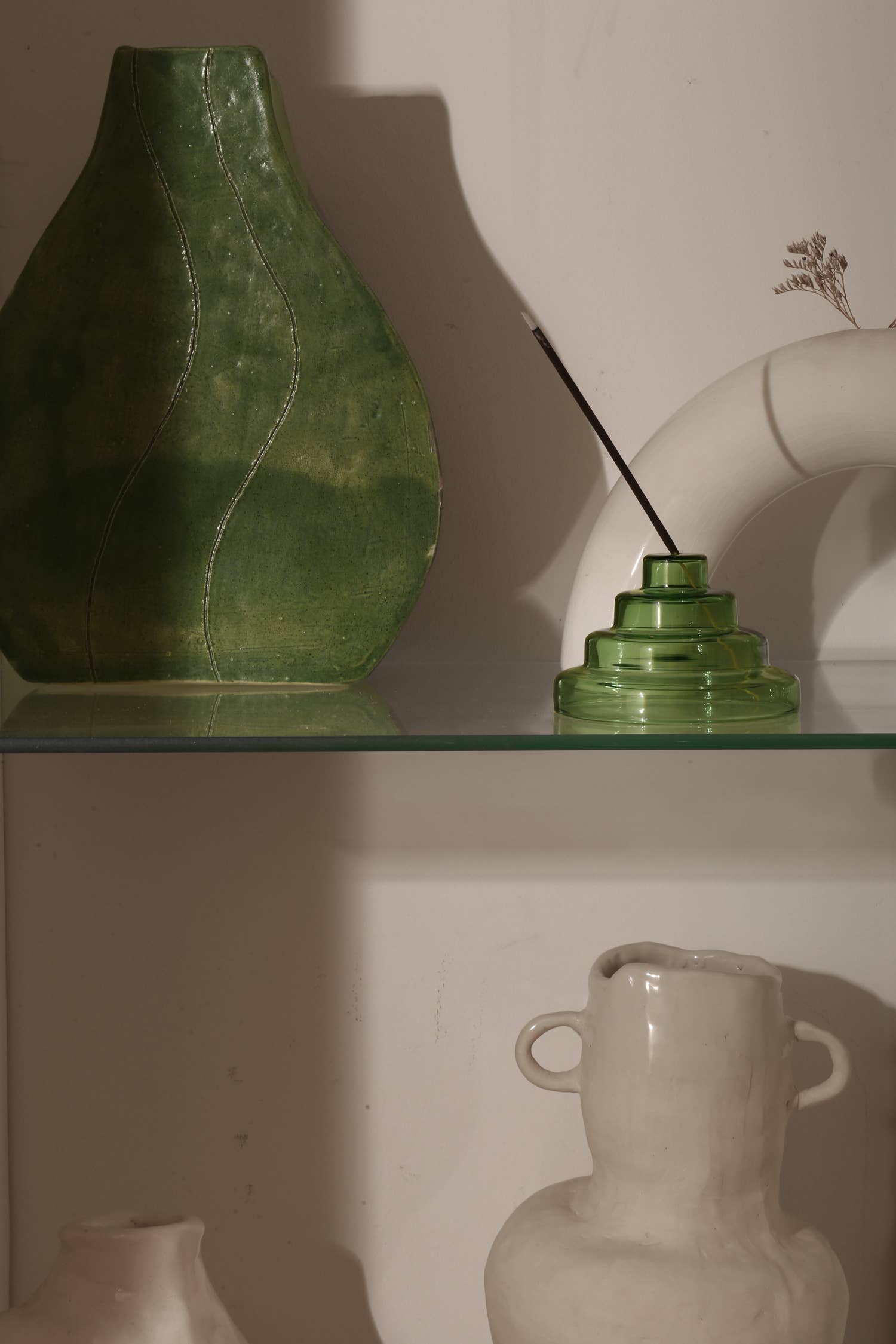 Glass Meso Incense Holder - Proper