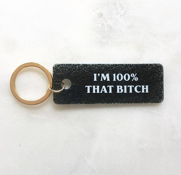 100% Keychain - Proper