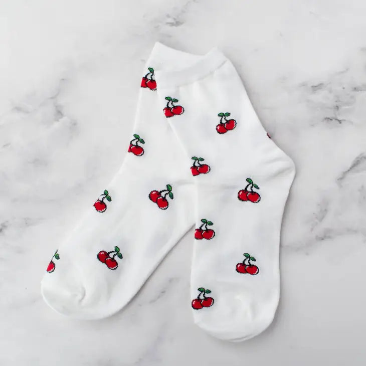 Cozy Cherry Socks - Proper