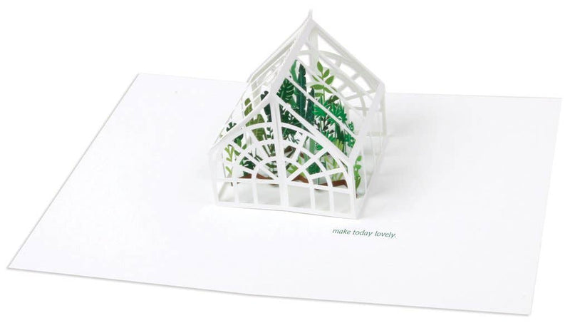 Green House Pop-Up Card - Proper