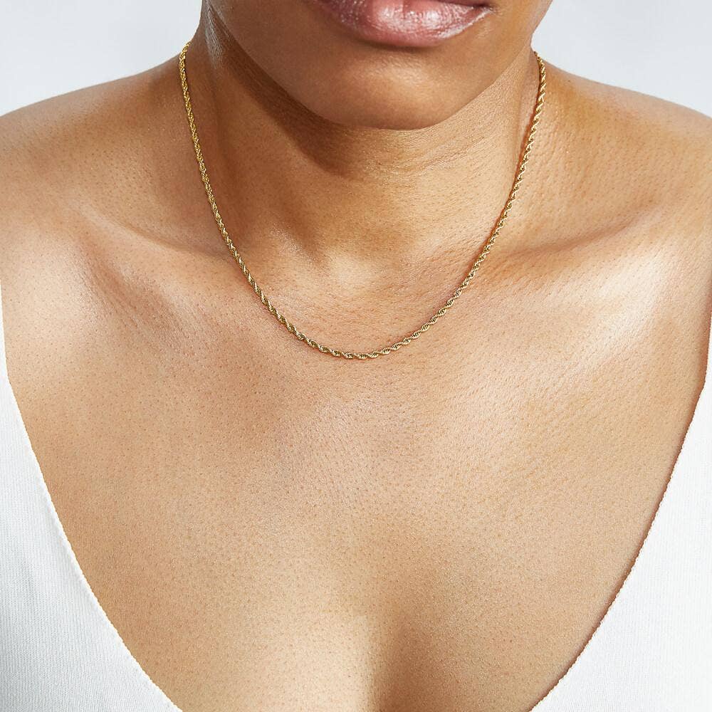 Dainty Rope Chain Necklace - Proper