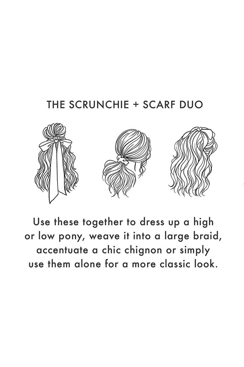 Scarf Bow Scrunchie - Proper