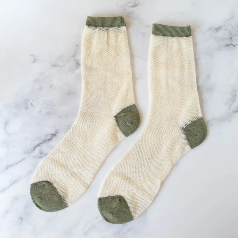 Olive Band Socks - Proper