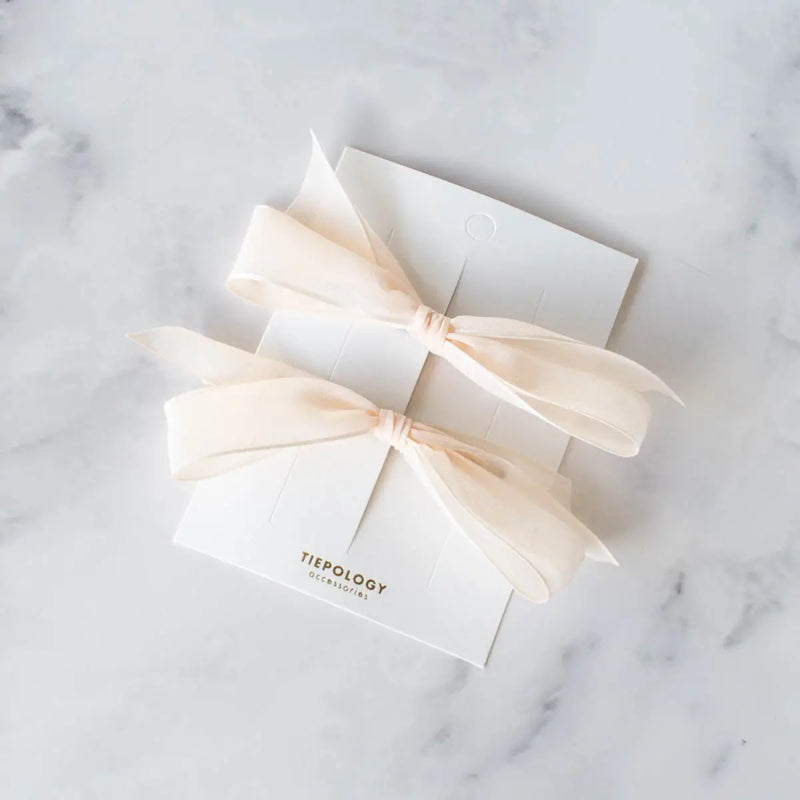 Organza Hair Bow Set - Proper