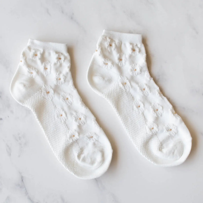 Floral Ankle Socks - Proper