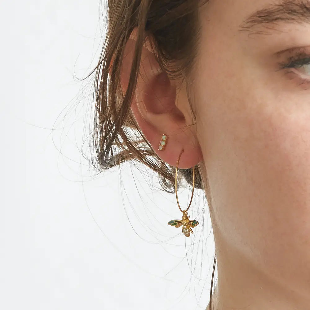 Pave Bee Earrings - Proper