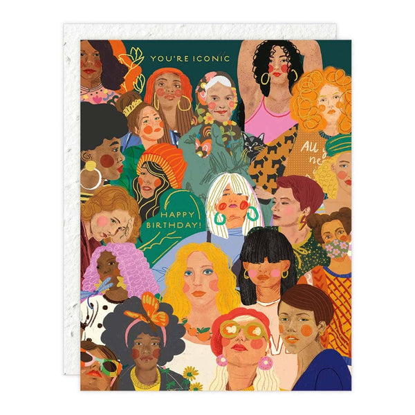 Iconic Ladies - Birthday Card - Proper