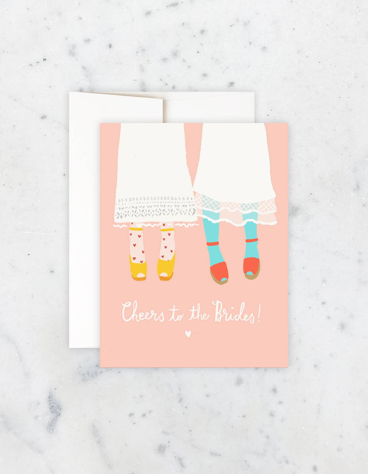 Bride & Bride Dresses Card - Proper