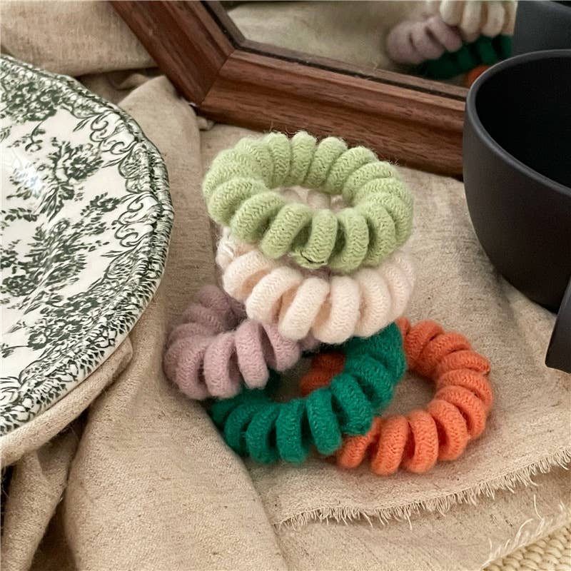 Jumbo Knit Coil Hair Tie Set - Proper