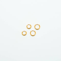 Gold Double Pack - Mini Hoop Earrings Set - Proper