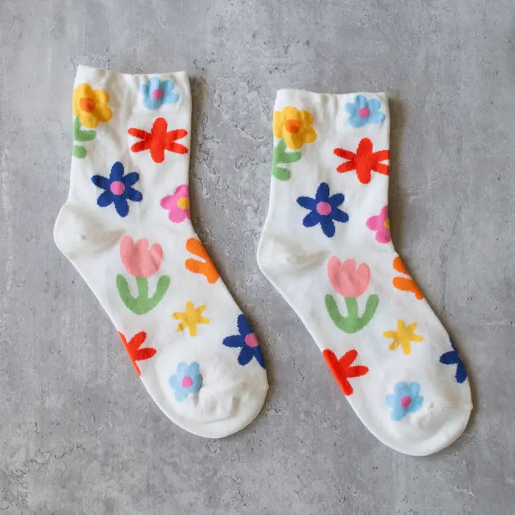 Bright Flowers Socks - Proper