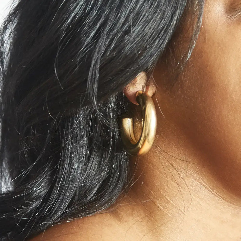 Chunky Hoop Earrings - Proper
