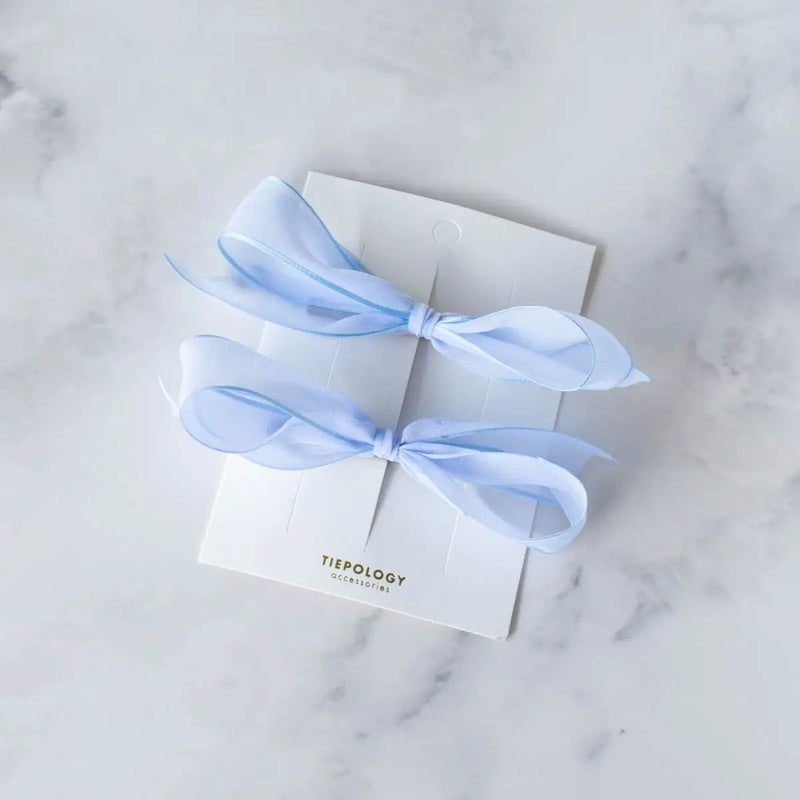 Organza Hair Bow Set - Proper