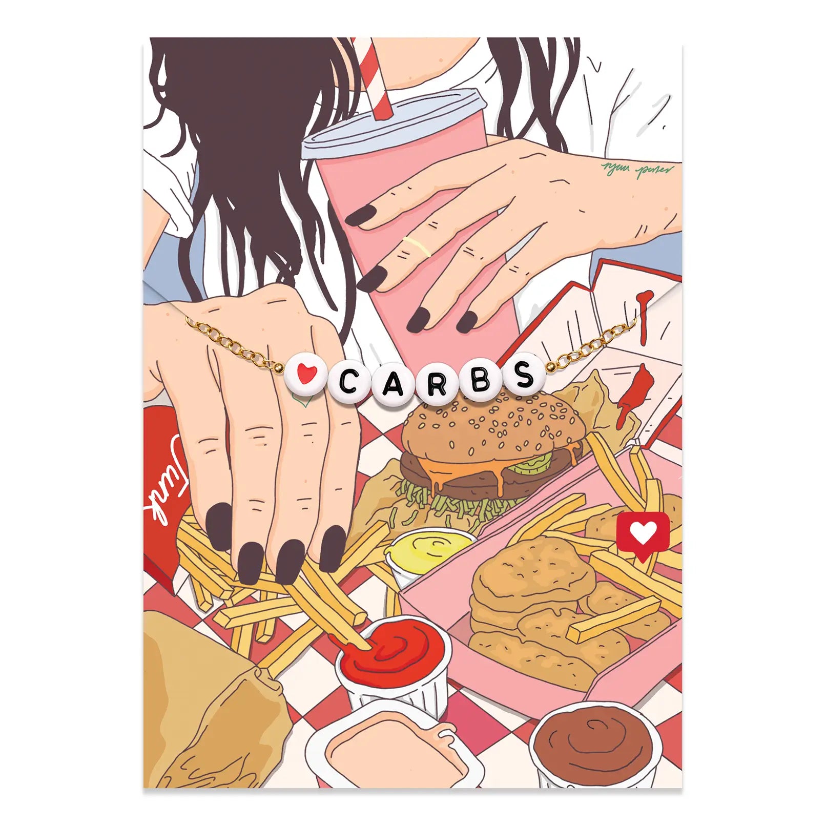 Carb Bracelet Card - Proper