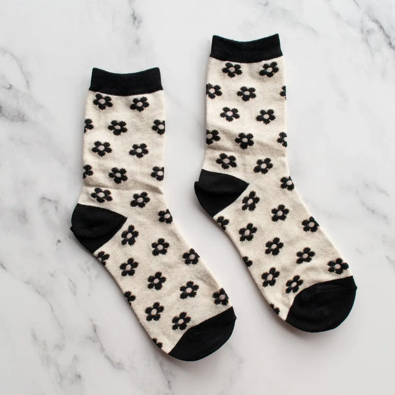 Daisy Print Socks - Proper