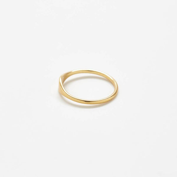 Gold Mini Signet Ring - Proper