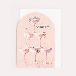 Champagne Congratulations Card - Proper