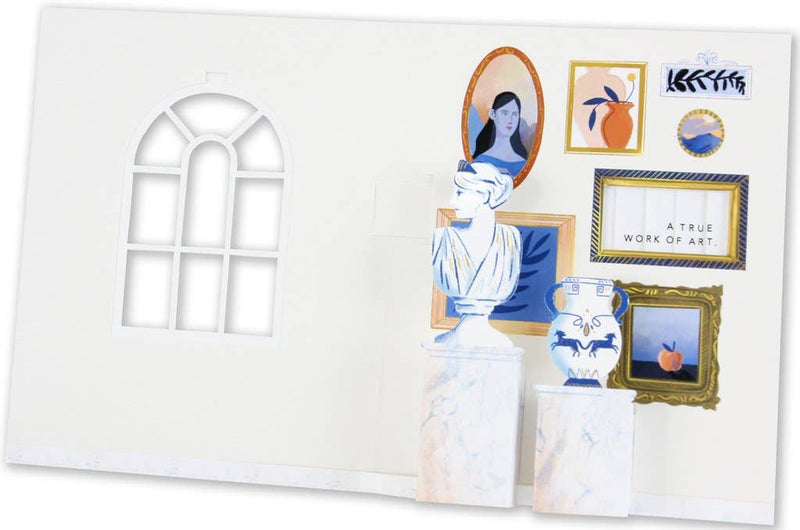 Work of Art Pop-Up Card - Proper