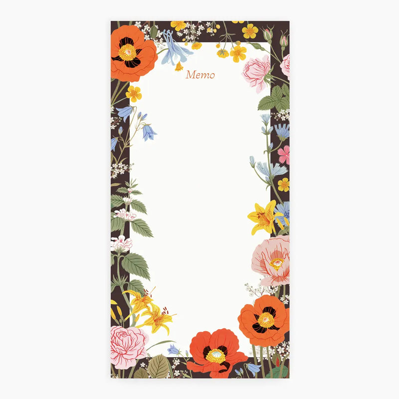 Wild Flowers Memo - Notepad - Proper