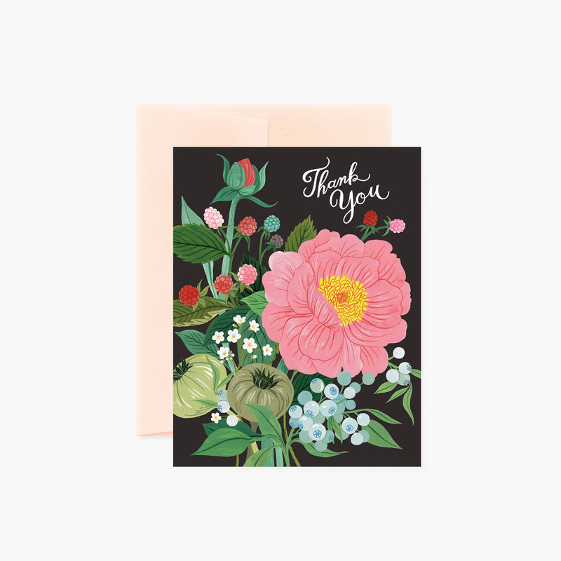 Bouquet Thank You Card - Proper