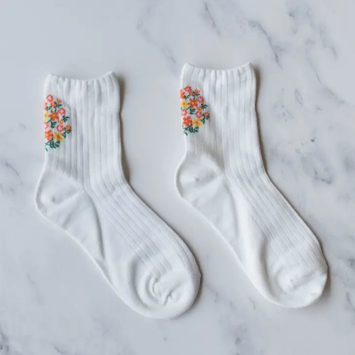 Ankle Bouquet Floral Socks - Proper