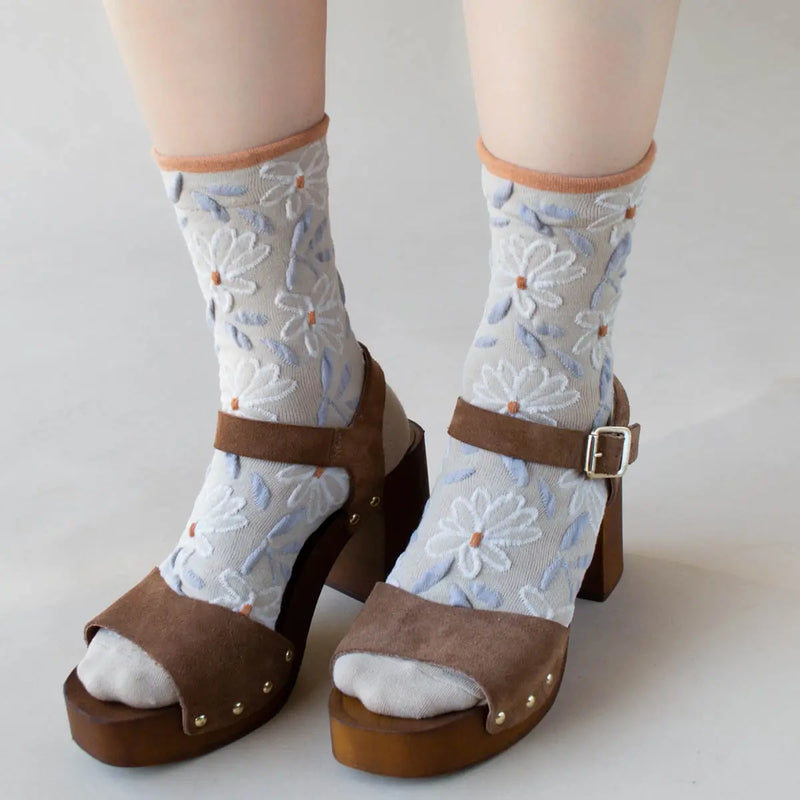 Scattered Floral Socks - Proper