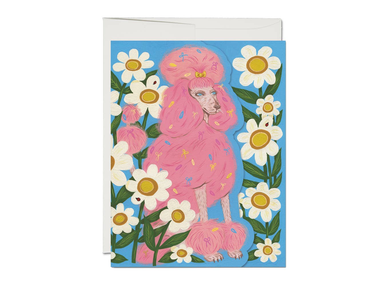 Pink Poodle Card - Proper