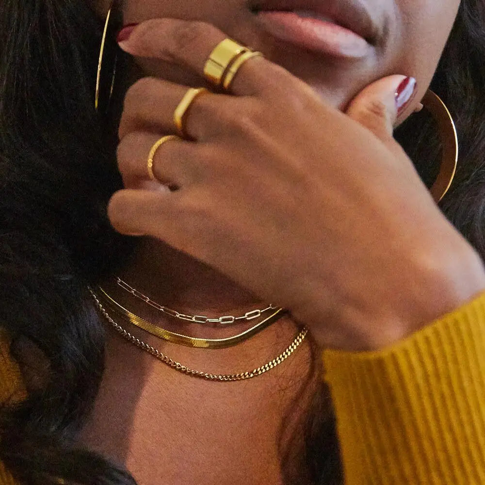Admiral Row Herringbone Necklace - Proper