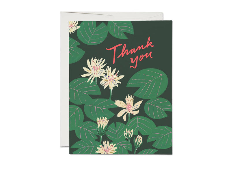 Water Lilies Card - Proper