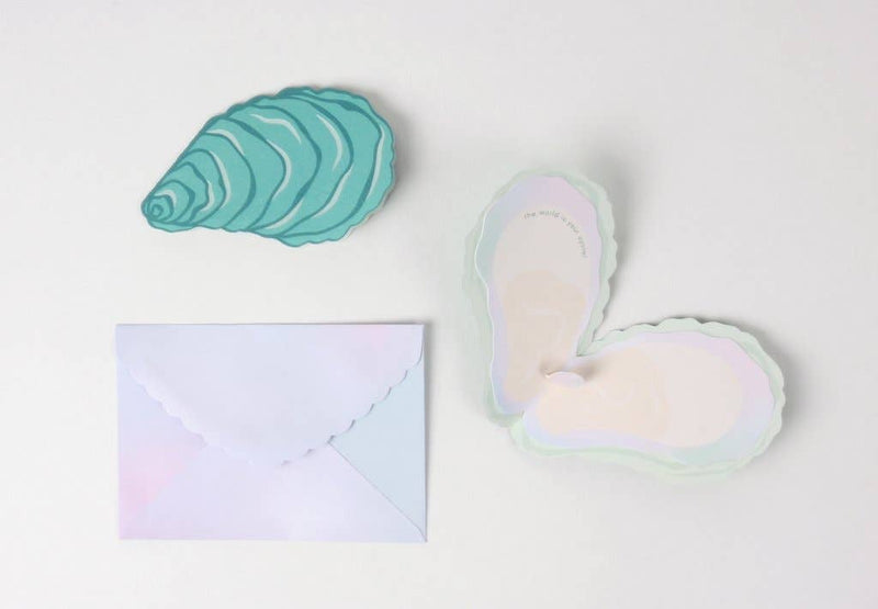 Oyster Pop-Up Pearl Card - Proper