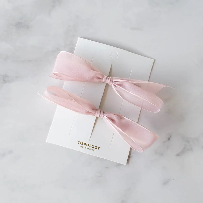Organza Hair Bow Set - Proper