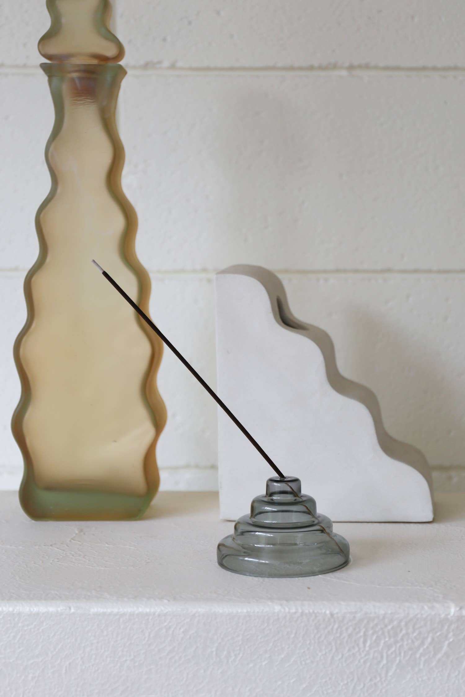 Glass Meso Incense Holder - Proper