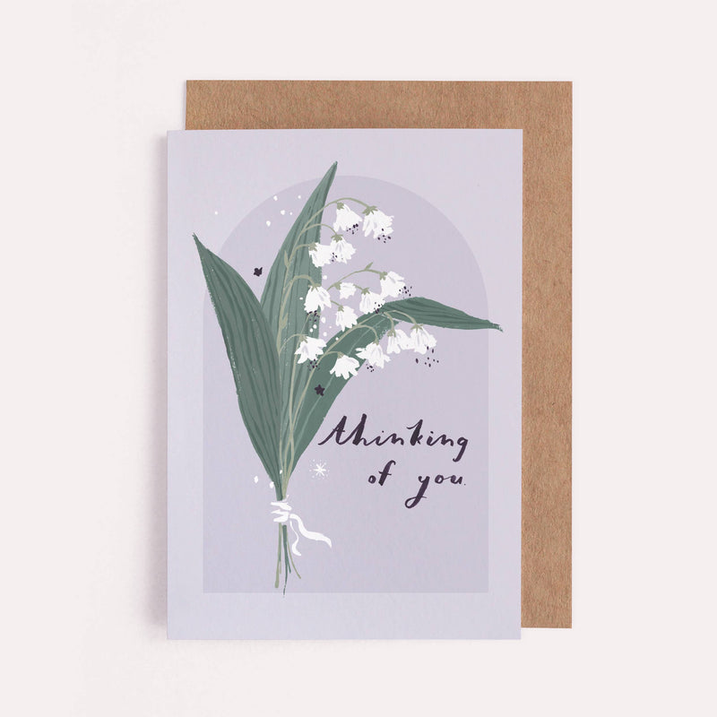 Thinking of You Flowers Card - Proper
