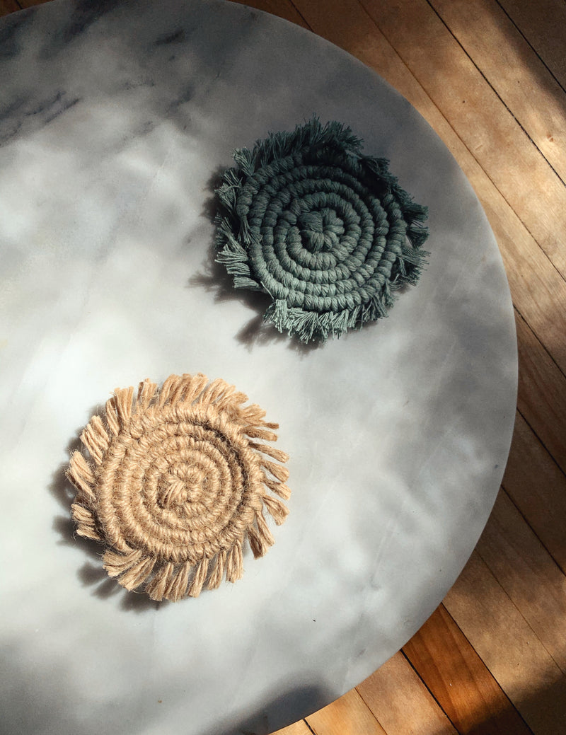 Macrame Coasters - Proper