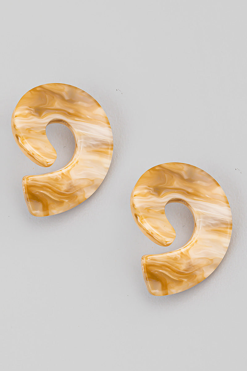 Resin Swirl Earrings - Proper
