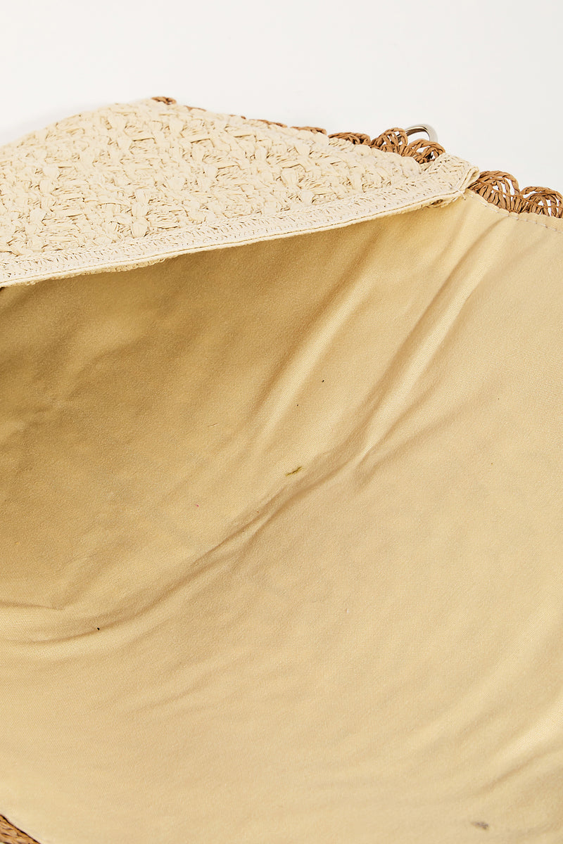 Karina Straw Clutch Purse - Proper