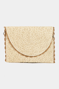 Karina Straw Clutch Purse - Proper