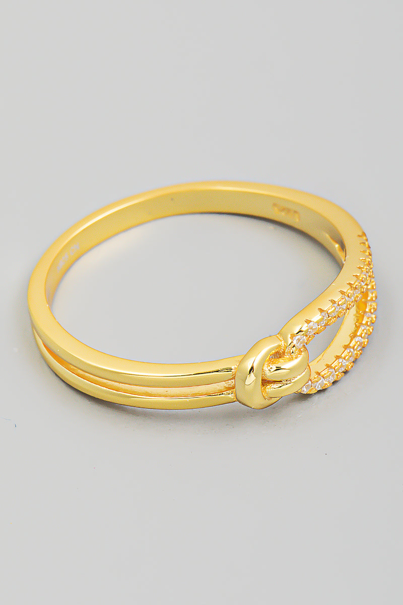 Pave Knot Ring - Proper