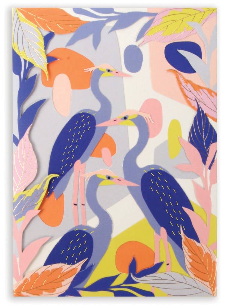 Herons Layered Card - Proper