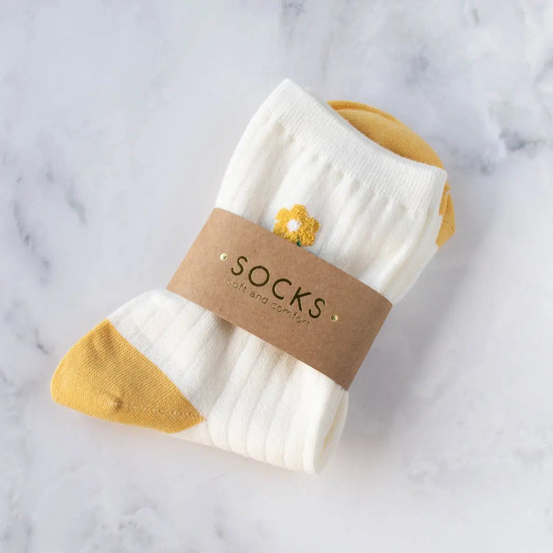 Simple Floral Socks - Proper