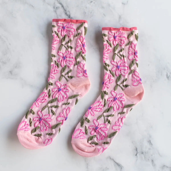 Scattered Floral Socks - Proper