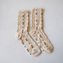 Romantic Floral Casual Socks - Proper