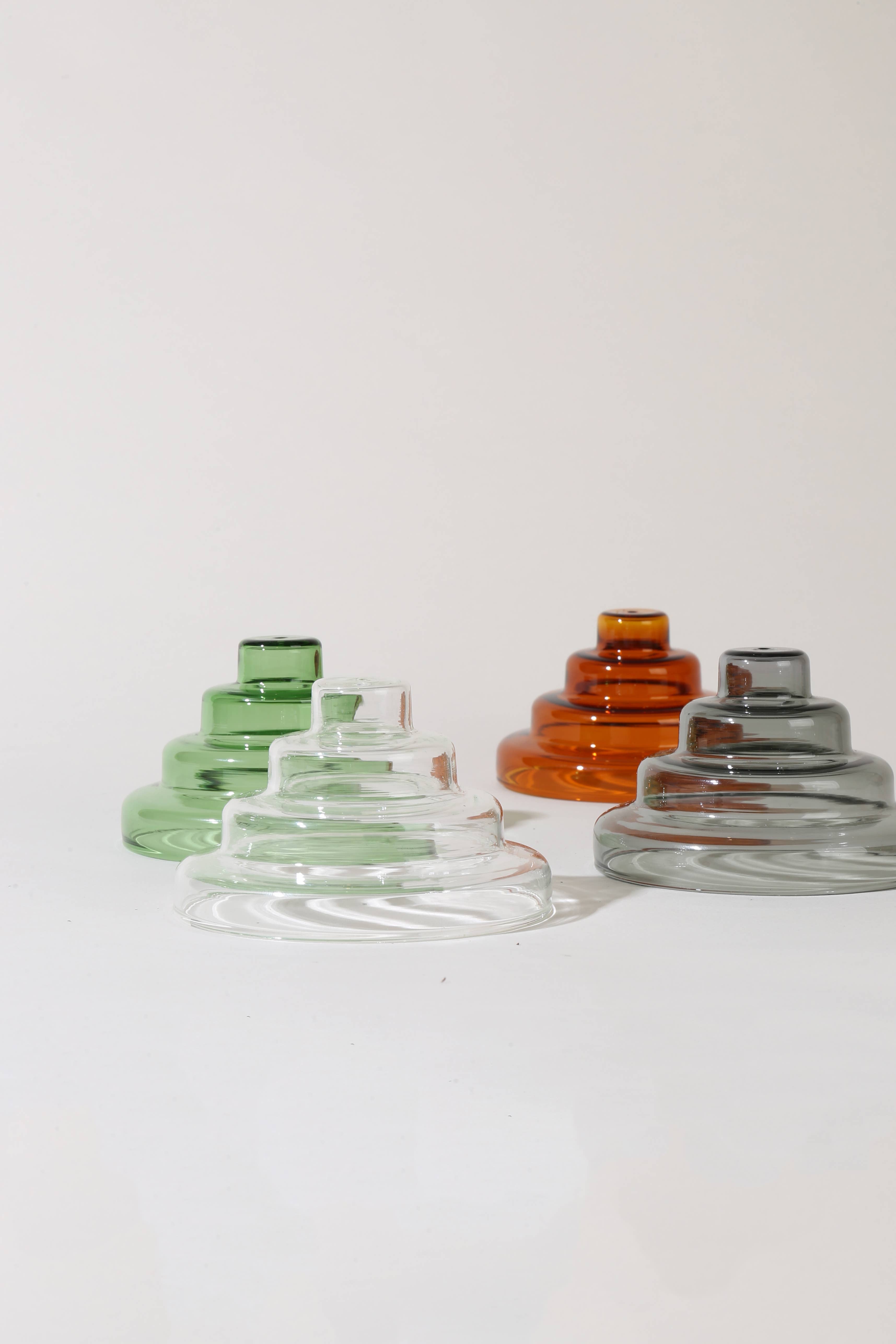 Glass Meso Incense Holder - Proper