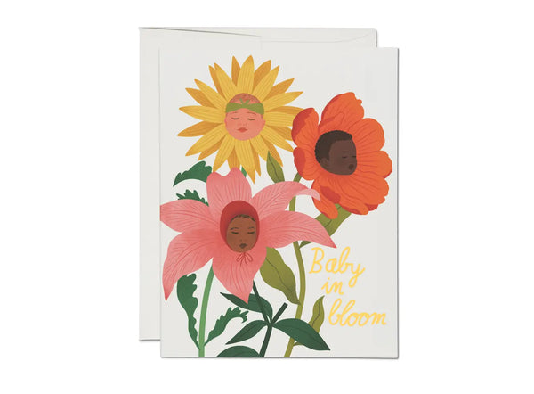 Baby in Bloom Card - Proper