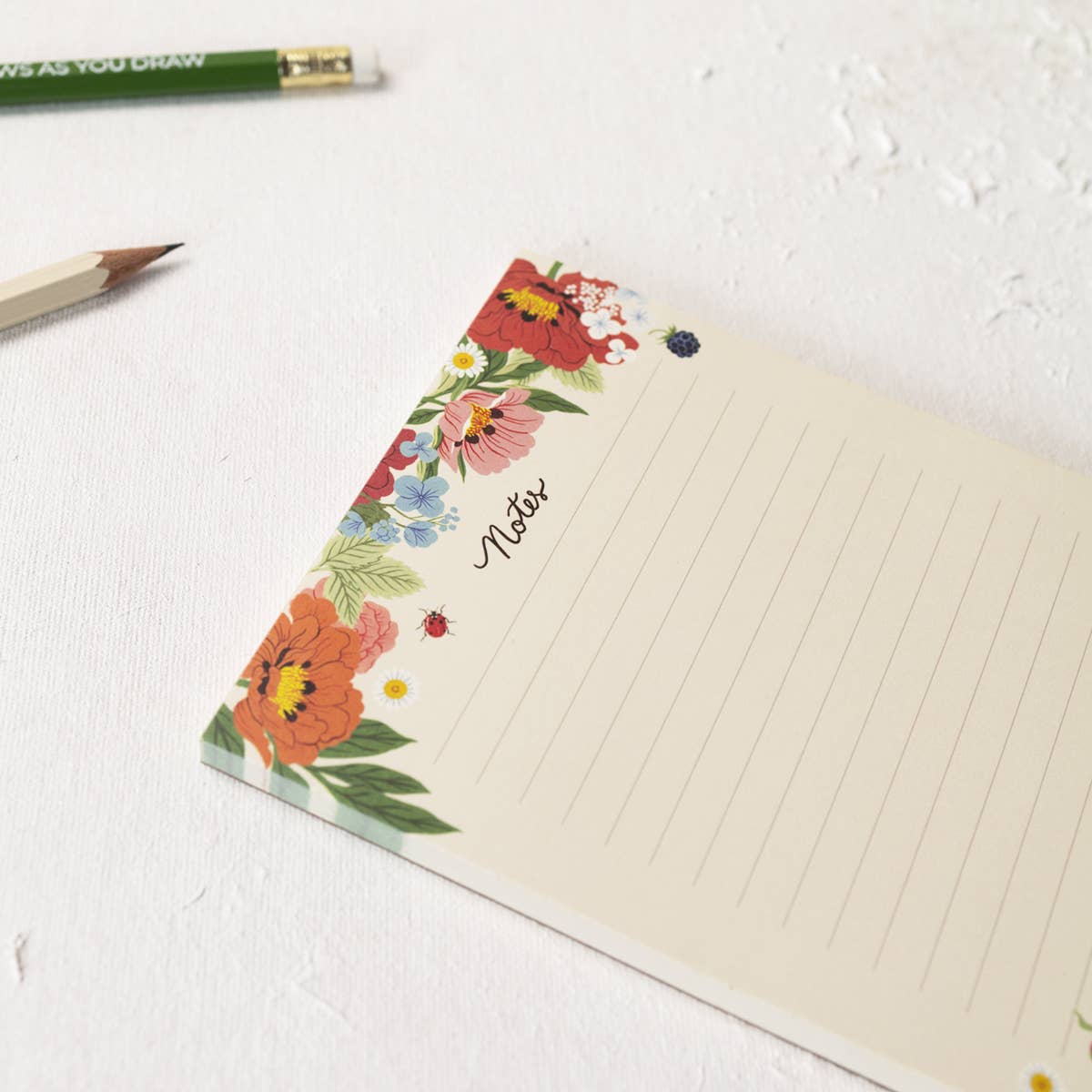 Floral Notes - Notepad - Proper