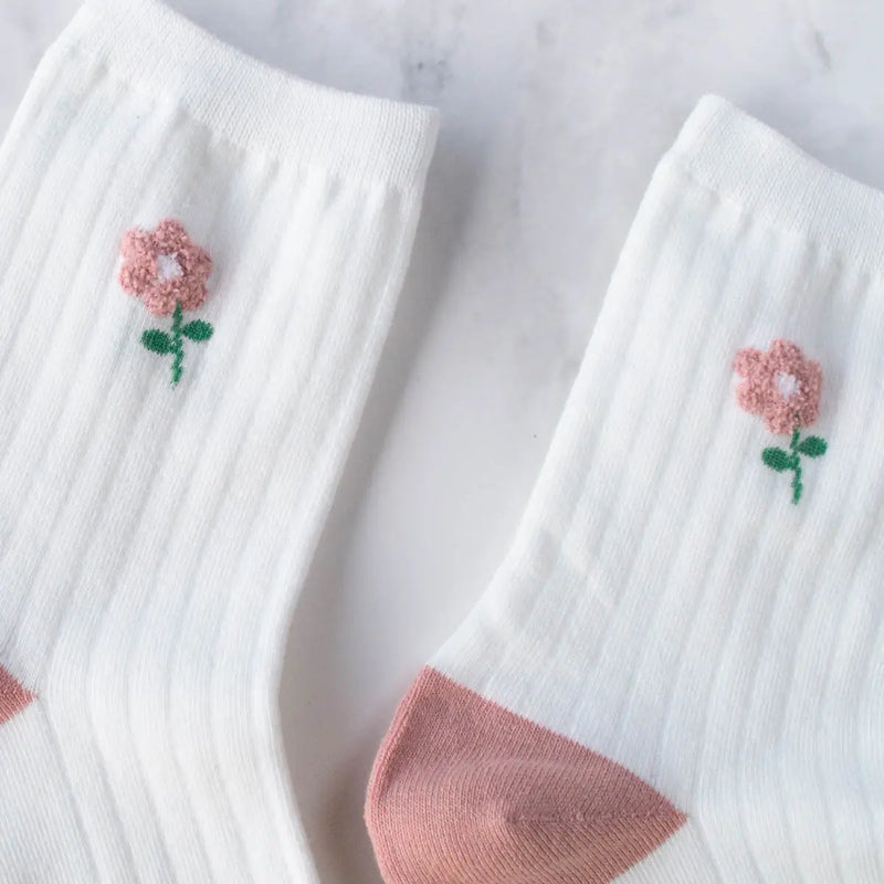 Simple Floral Socks - Proper
