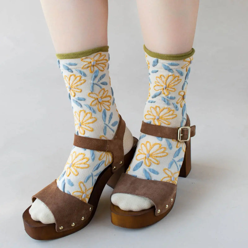 Scattered Floral Socks - Proper